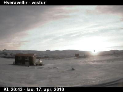 iceland volcano eruption 2010 eyjafjallajokull. UFO Caught on Iceland Webcam