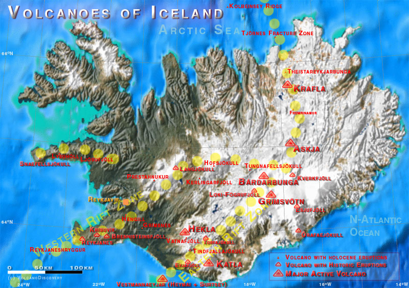 iceland volcanoes 2011. No activity at iceland volcano